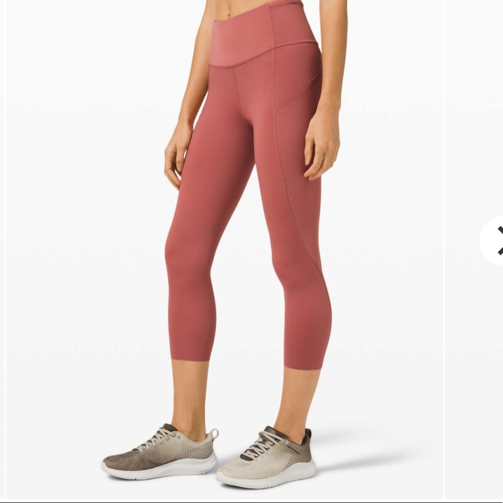lululemon athletica Rosewood High-Rise Cropped Leggings